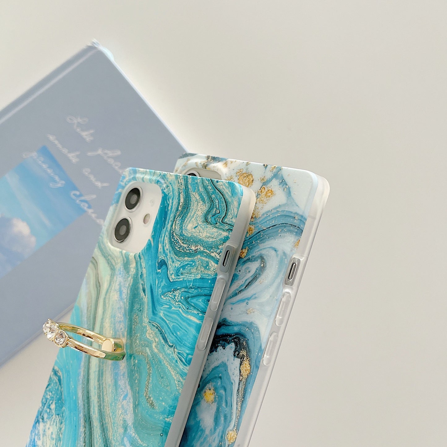 Marble Pattern Nordic Simple Mobile Phone Case Silicone