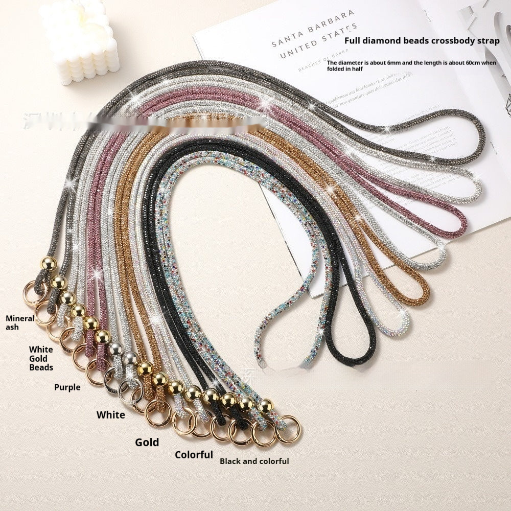 Luxury Rhinestone Mobile Phone Lanyard