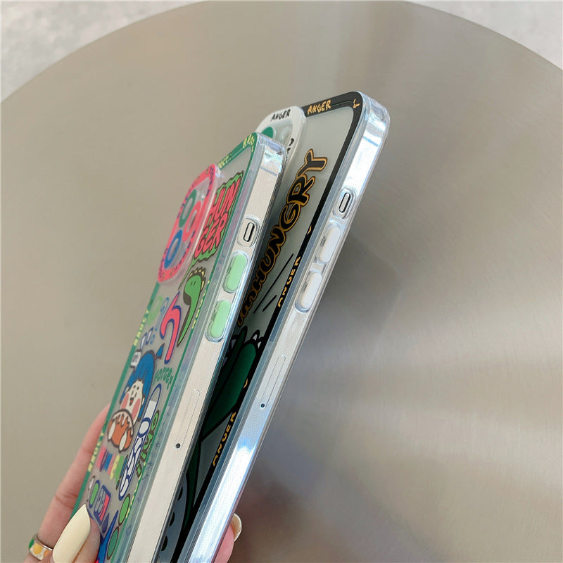 Graffiti Girl Lanyard Phone Case