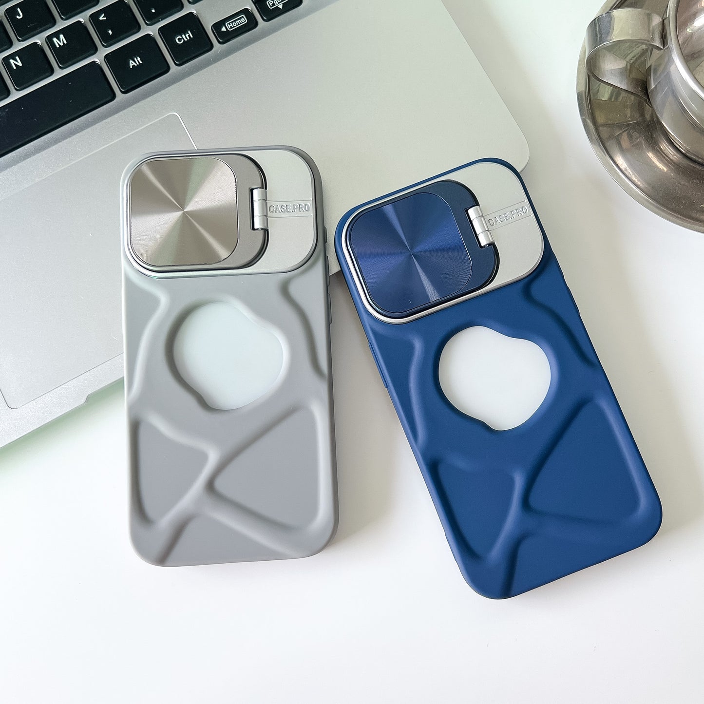 CD Pattern Lens Bracket Magnetic Sucker Phone Case Application Trend
