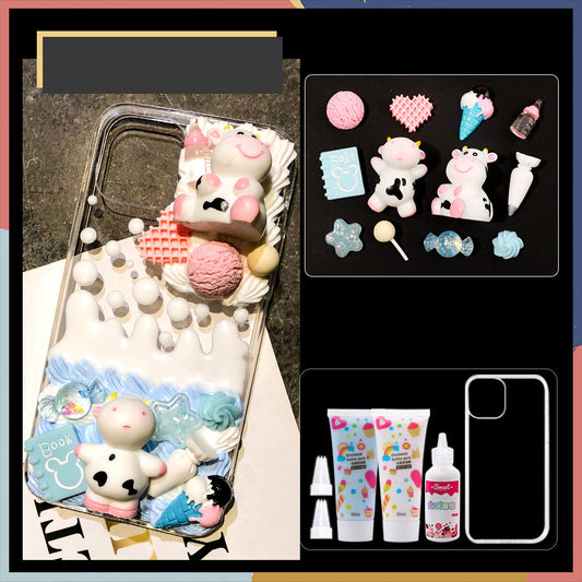 Handmade Cream Gel Phone Case DIY Material Pack