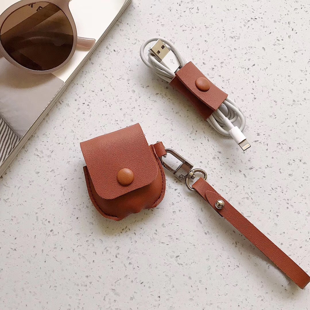 Wireless Bluetooth Headset With Lanyard Protective Cover