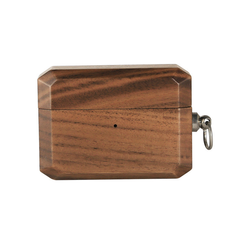Headphone Case Solid Wood Make Lanyard
