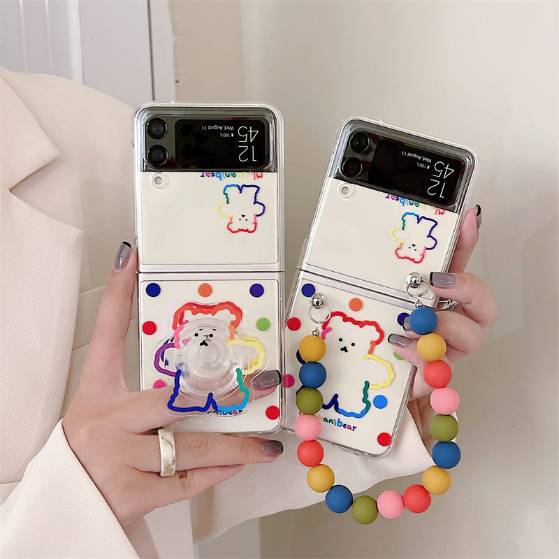 Folding Screen Mobile Phone Case Personalized Cartoon