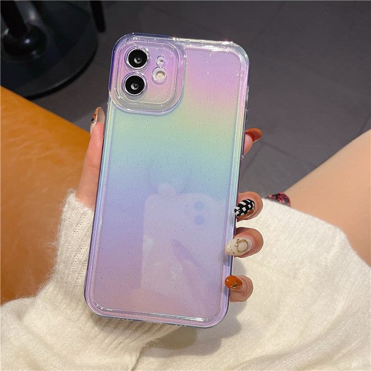 Colorful gradient transparent protective sleeve