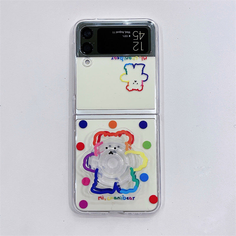 Folding Screen Mobile Phone Case Personalized Cartoon