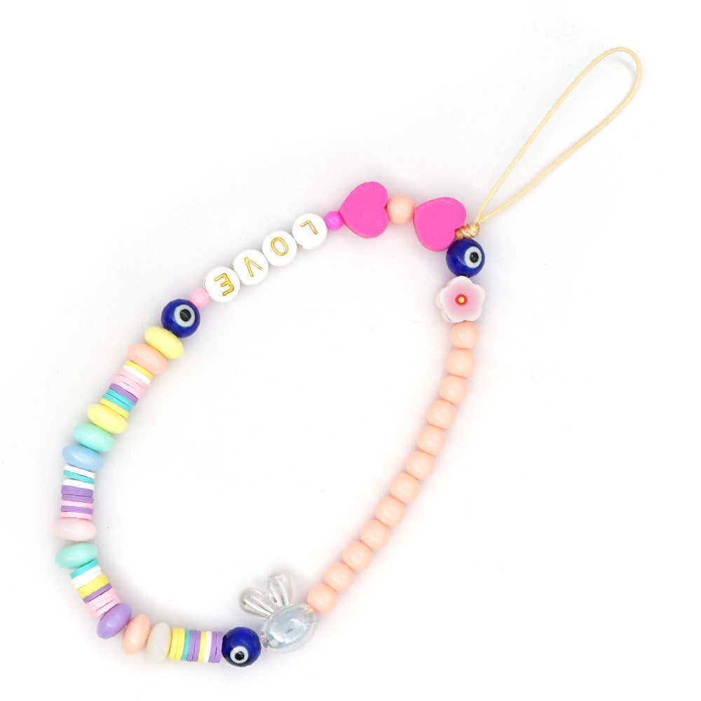 Simple Bohemian Style Mobile Phone Lanyard Acrylic