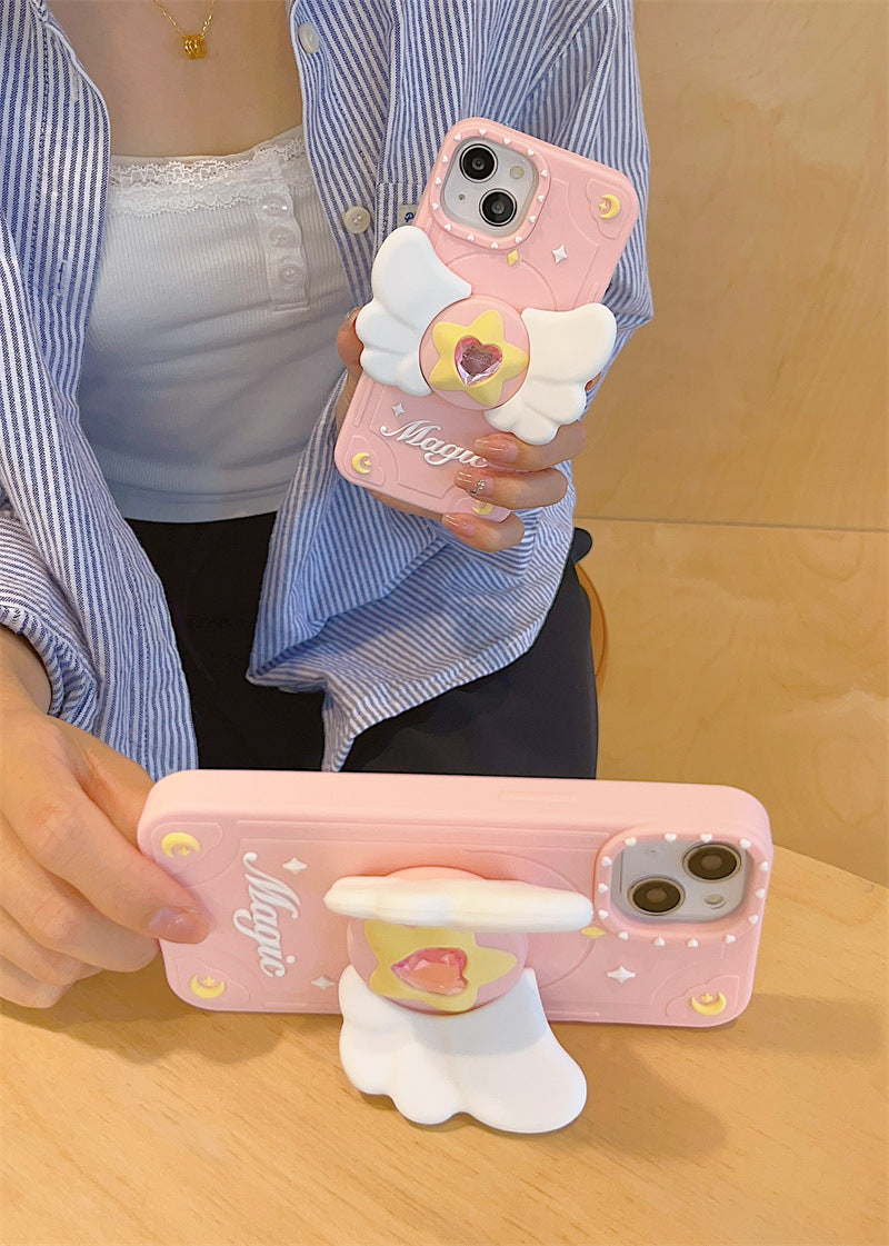 Silicone Phone Case Cute Angel Wings