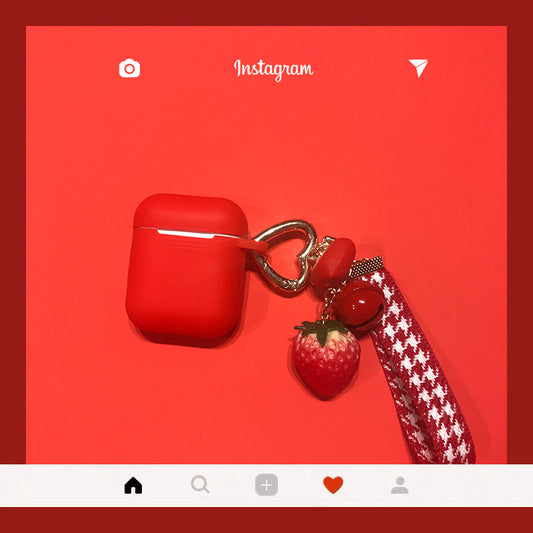 Suitable For Lovers Of Strawberry Headphone Protective Case
