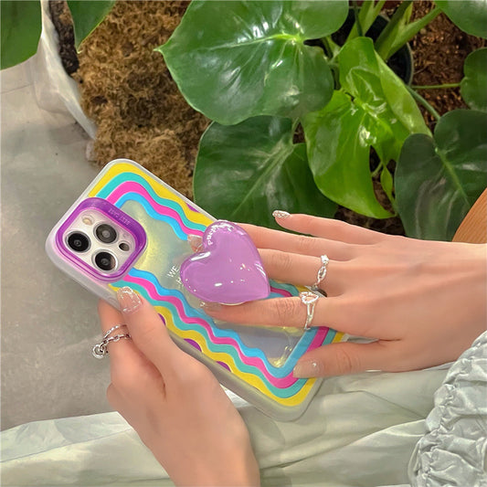 Laser Rainbow Letters For13 Phone Case