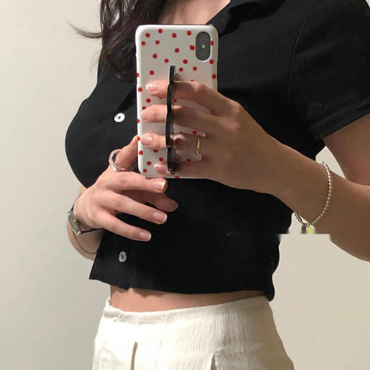 Wave Point Wristband Phone Case