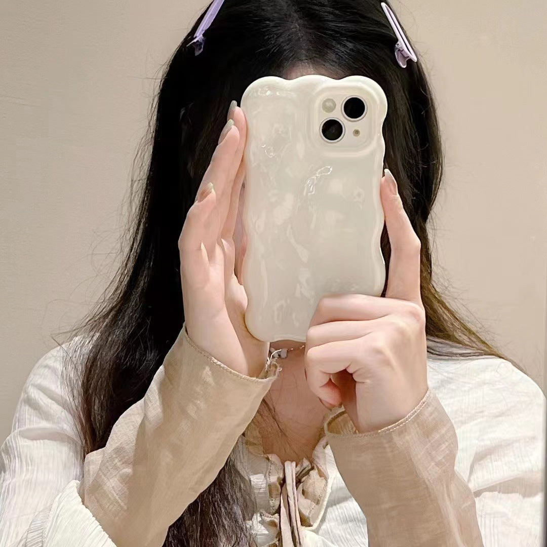 Solid Color Meteorite Pattern Phone Case Protective Sleeve