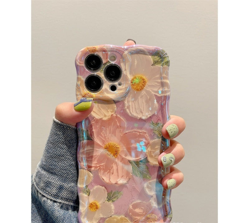 Art Oil Painting Flowers 15promax Phone Case