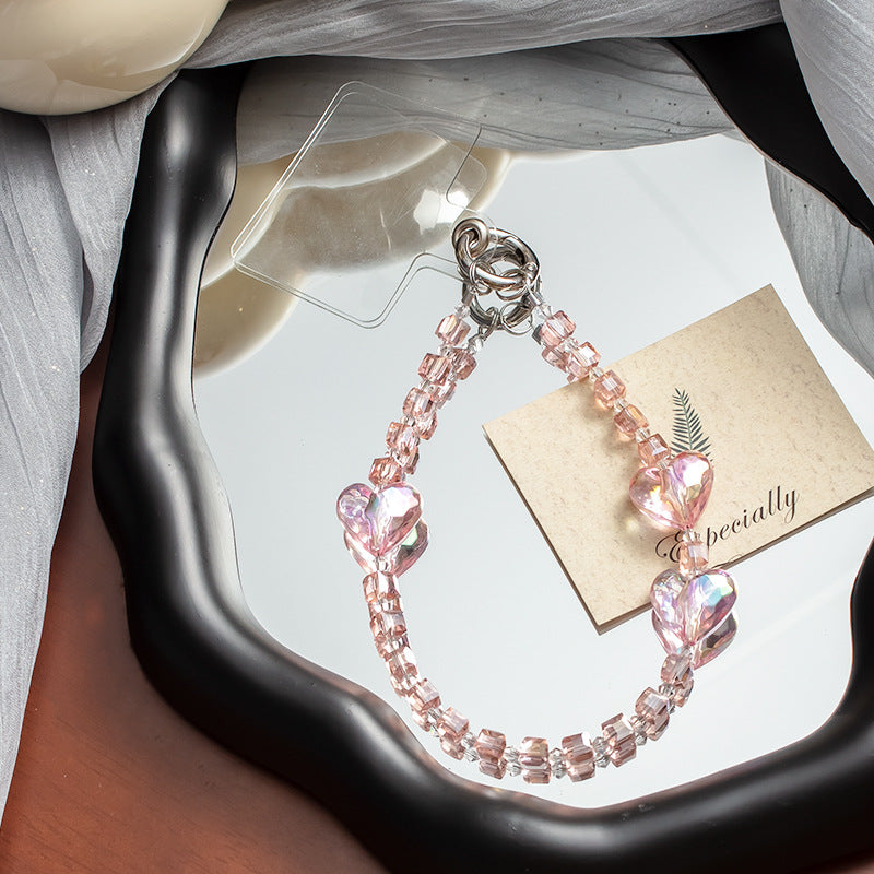 New Mobile Phone Lanyard Love Necklace