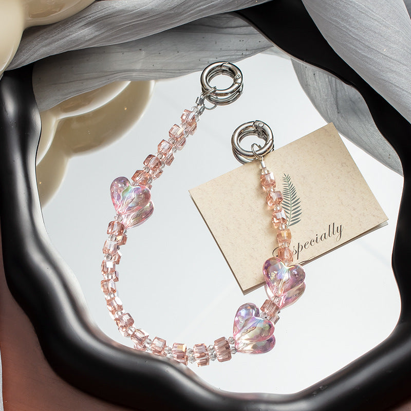 New Mobile Phone Lanyard Love Necklace