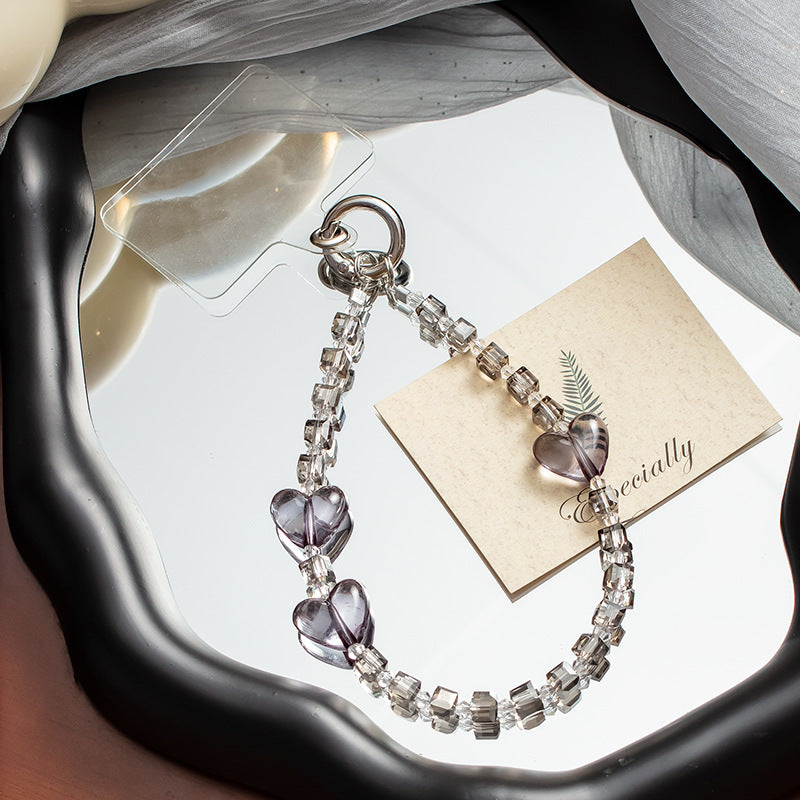 New Mobile Phone Lanyard Love Necklace