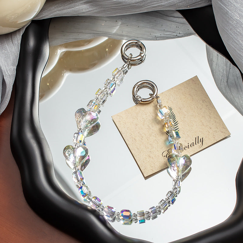 New Mobile Phone Lanyard Love Necklace