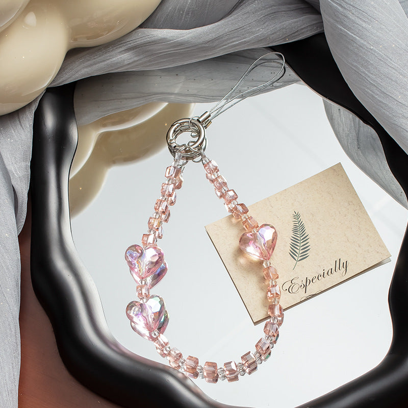 New Mobile Phone Lanyard Love Necklace