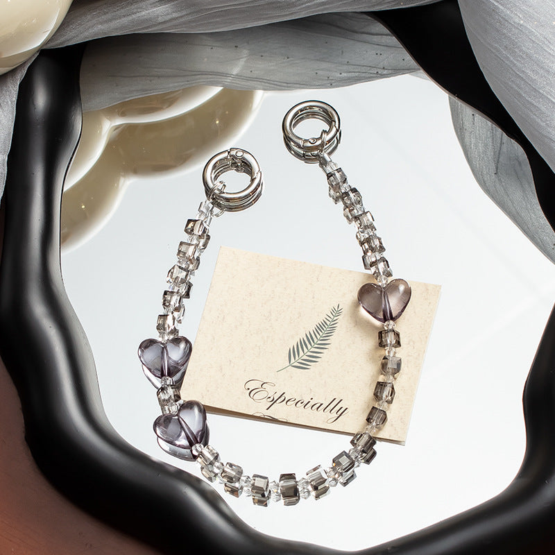 New Mobile Phone Lanyard Love Necklace