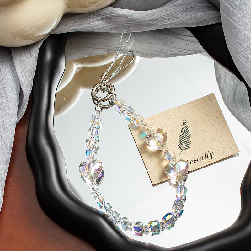 New Mobile Phone Lanyard Love Necklace