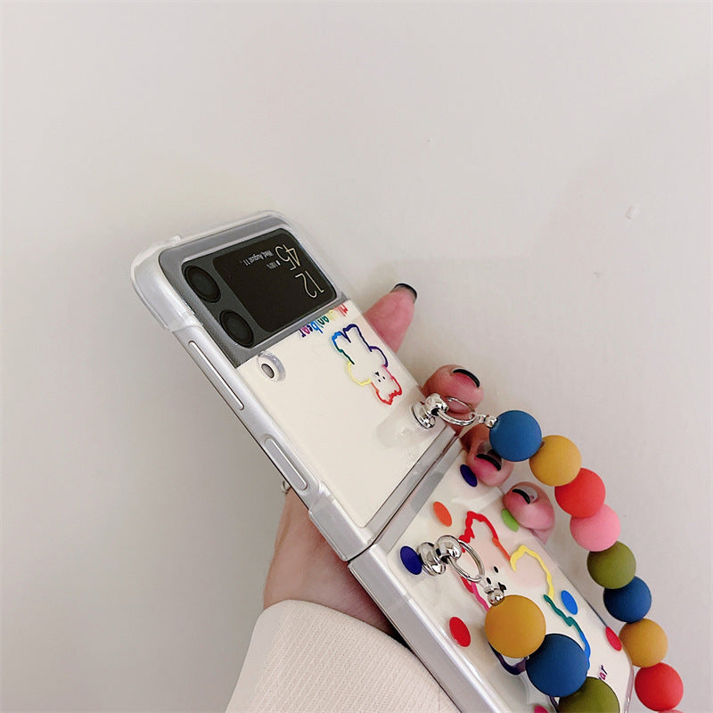 Folding Screen Mobile Phone Case Personalized Cartoon