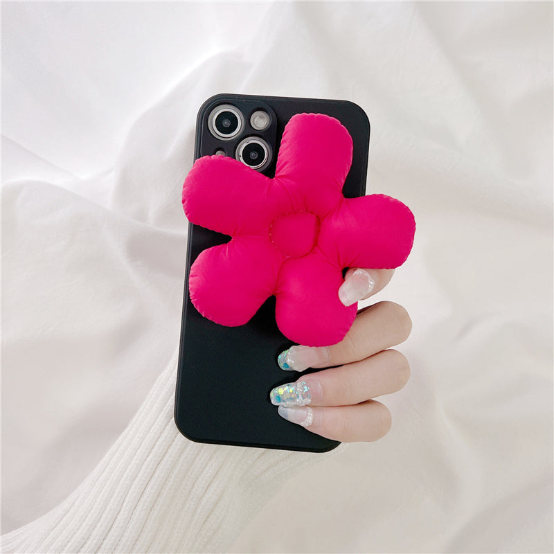 Rose Red Down Flower Suitable Mobile Phone Case