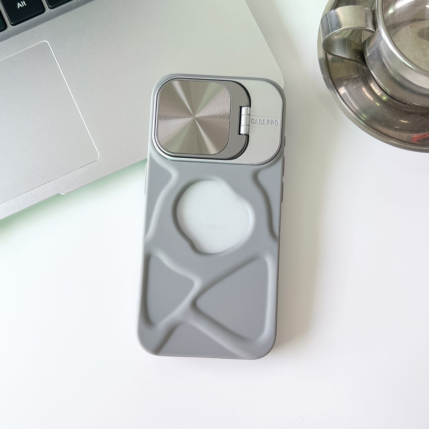 CD Pattern Lens Bracket Magnetic Sucker Phone Case Application Trend