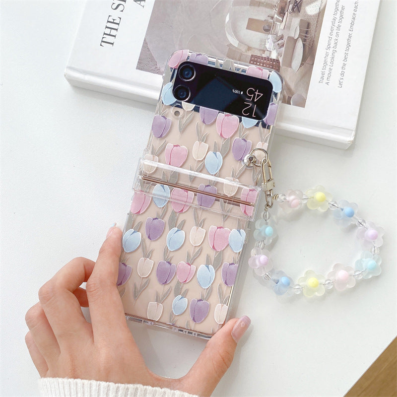 Transparent And Creative Folding Screen Phone Case