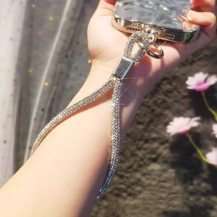 Mobile Phone Wrist Full Diamond Lanyard