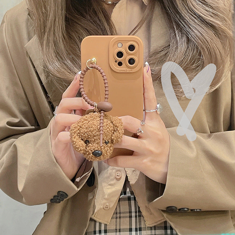 Puppy Pendant Silicone All-Inclusive Phone Case