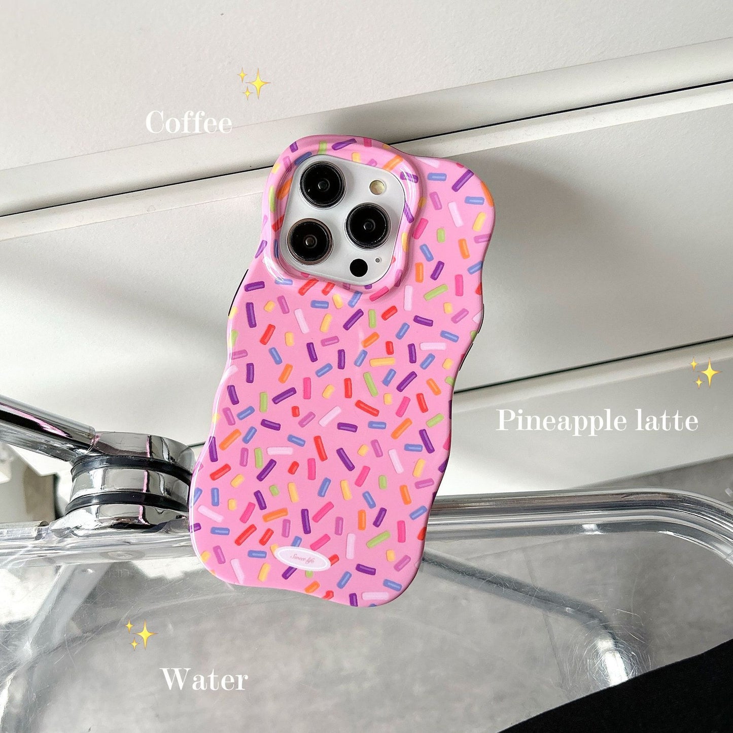 Fashion Macaron Color Donut Bracket Phone Case