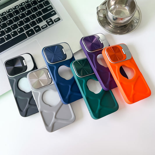 CD Pattern Lens Bracket Magnetic Sucker Phone Case Application Trend