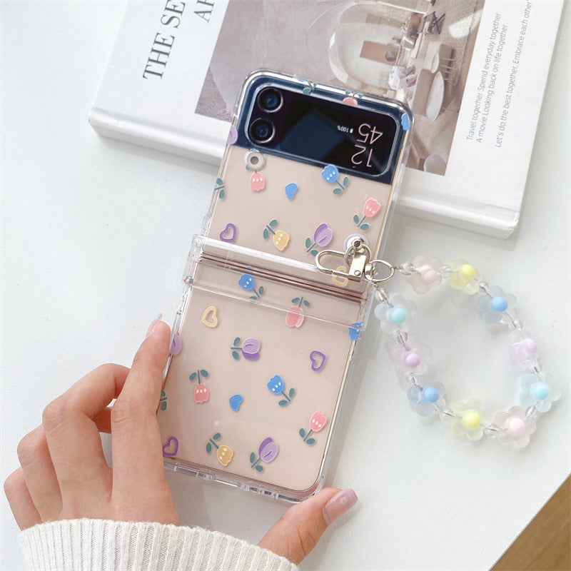 Transparent And Creative Folding Screen Phone Case