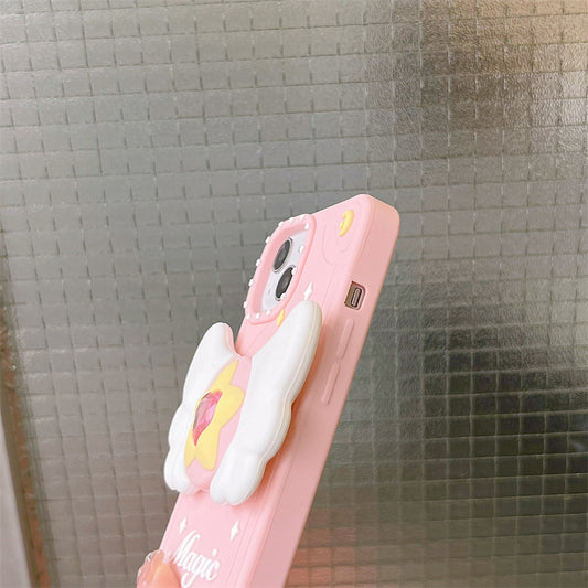 Silicone Phone Case Cute Angel Wings
