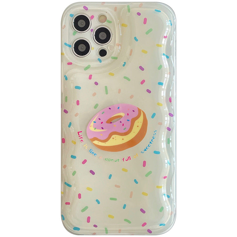 Ins Three-dimensional Donut Phone Case