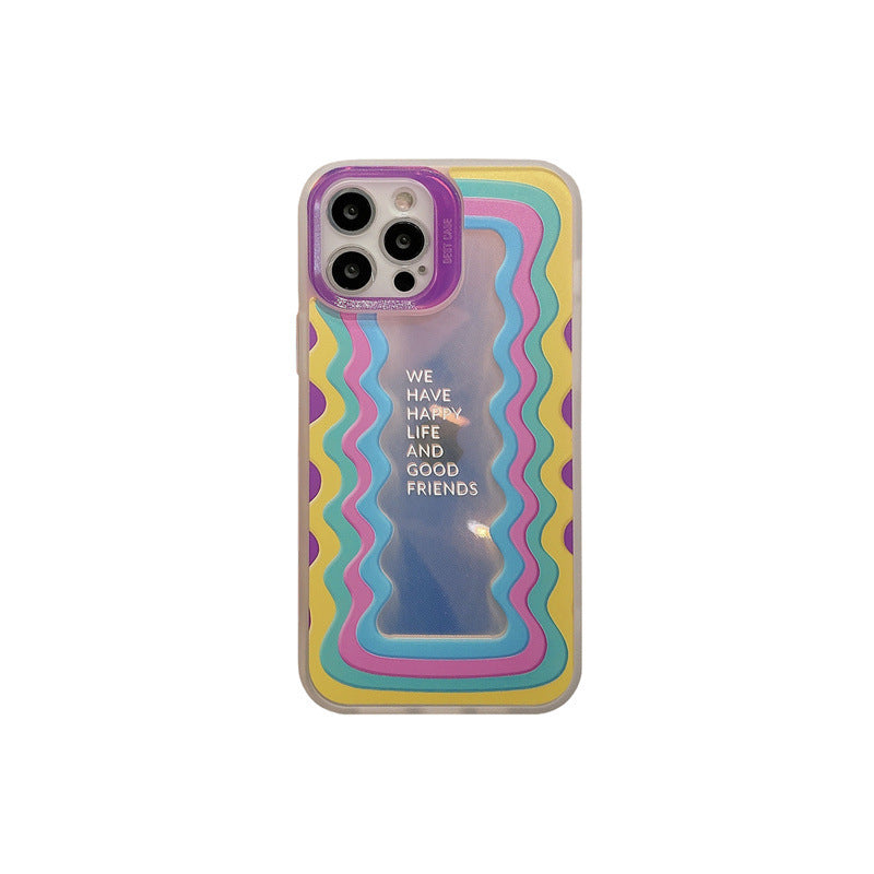 Laser Rainbow Letters For13 Phone Case