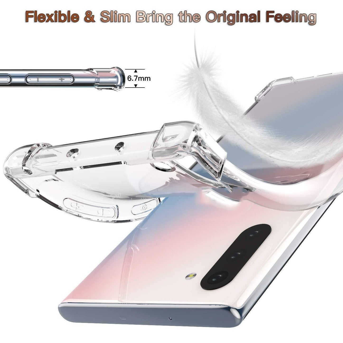Four-corner Fall-proof TPU Mobile Phone Protective Case