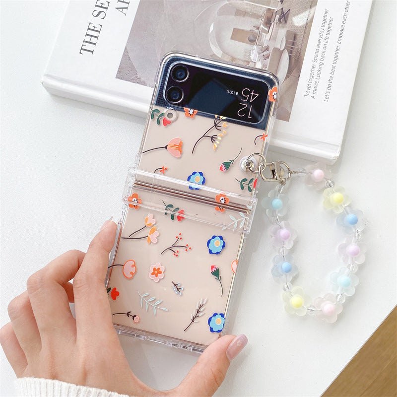 Transparent And Creative Folding Screen Phone Case