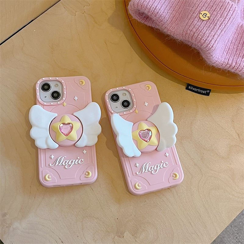 Silicone Phone Case Cute Angel Wings