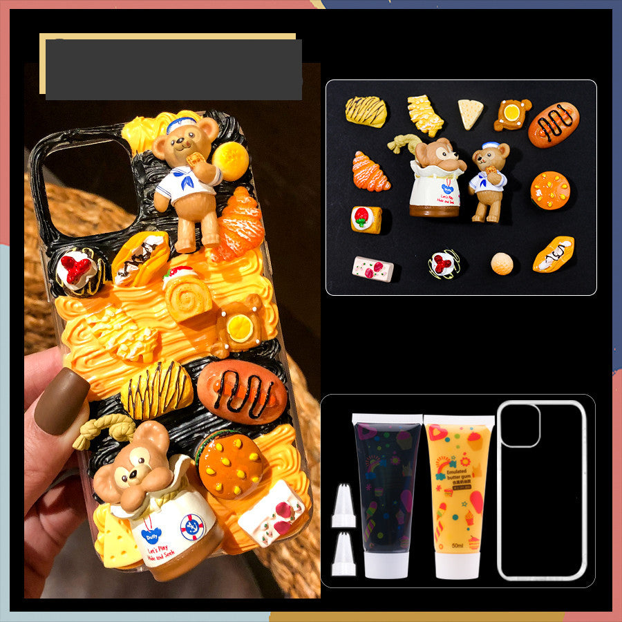 Handmade Cream Gel Phone Case DIY Material Pack