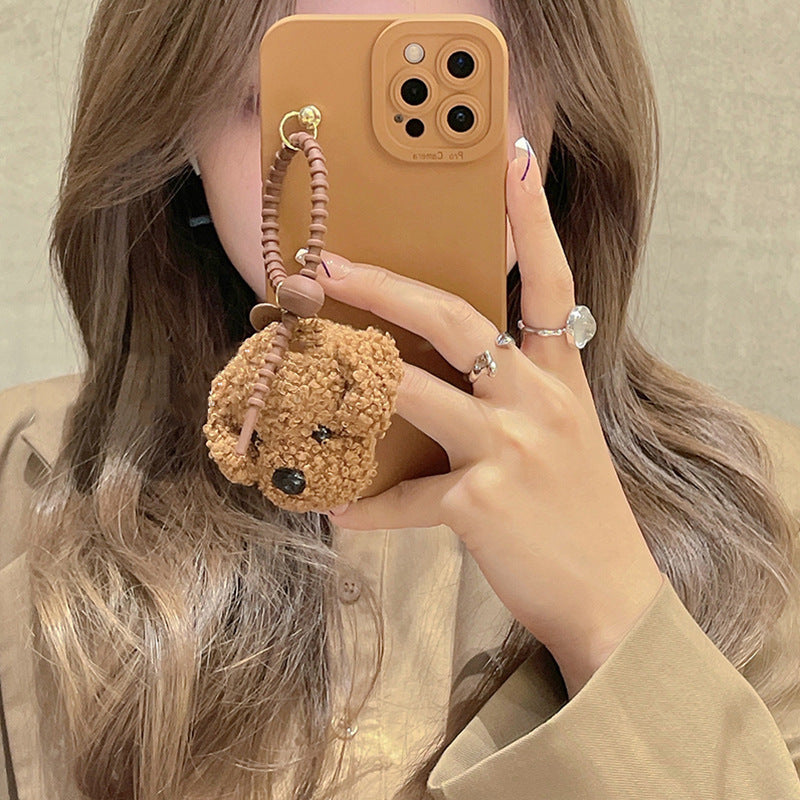 Puppy Pendant Silicone All-Inclusive Phone Case