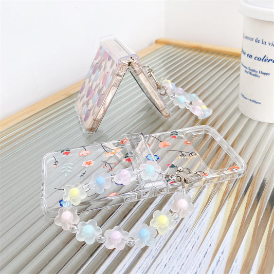 Transparent And Creative Folding Screen Phone Case