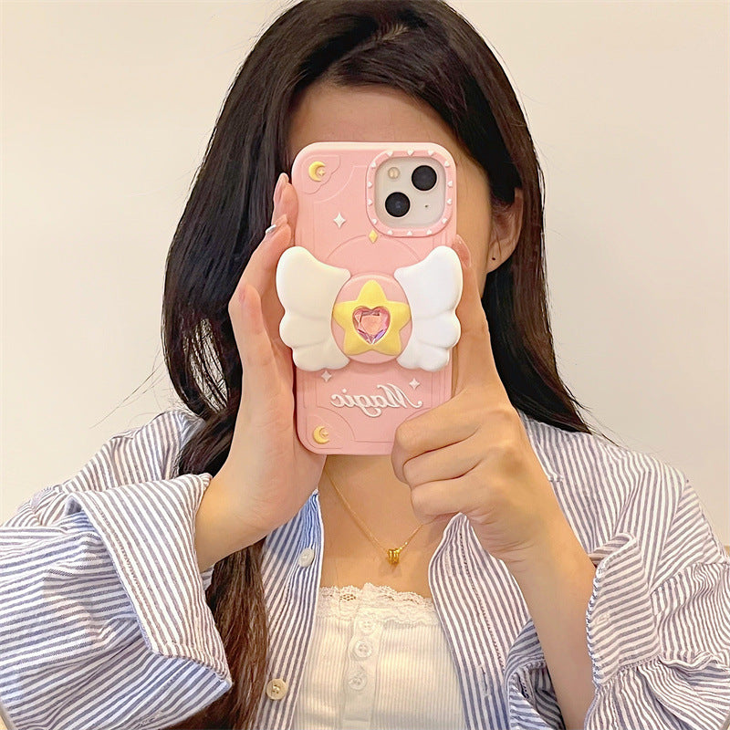 Silicone Phone Case Cute Angel Wings