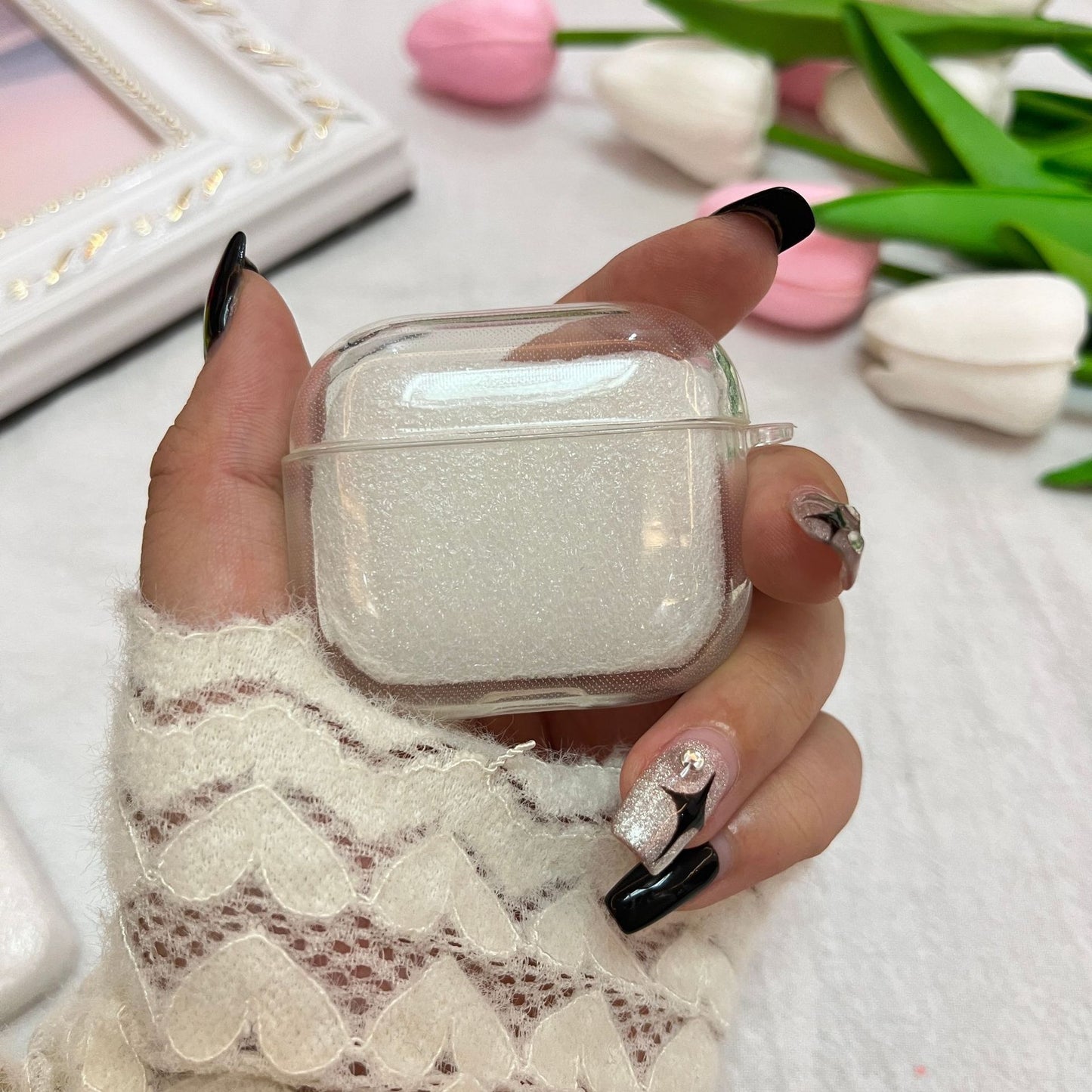 Bluetooth Earphone Cover Transparent TPU Soft Case Headphone Case