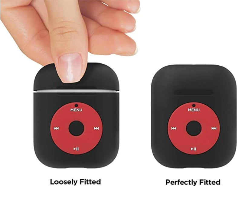 Compatible with Apple, Wireless Bluetooth Protective Cover Silicone Case Storage Bag