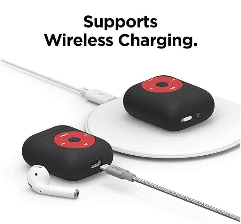 Compatible with Apple, Wireless Bluetooth Protective Cover Silicone Case Storage Bag