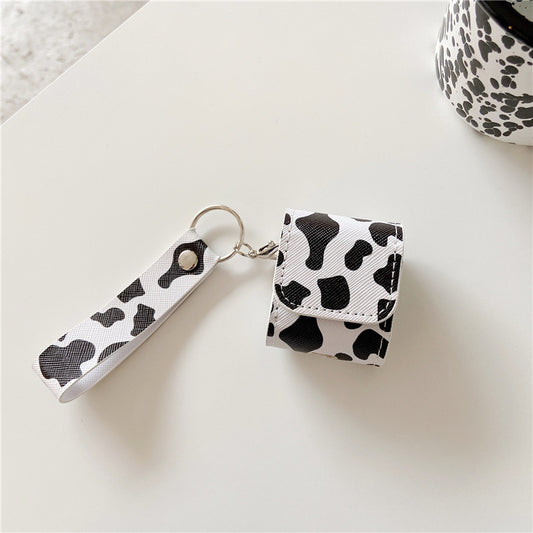 Bluetooth Wireless Headset Protective Case Leather Lanyard Cute
