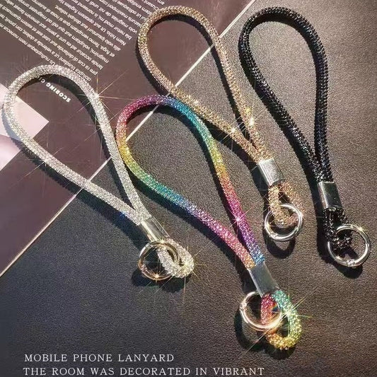 Mobile Phone Wrist Full Diamond Lanyard