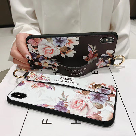 Chinese style peony mobile phone case