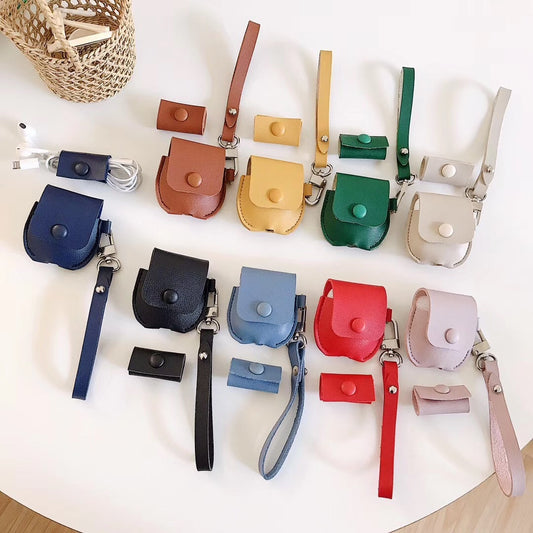 Wireless Bluetooth Headset With Lanyard Protective Cover